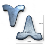Cini Steel Heart Bar Inserts